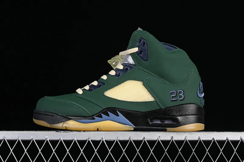 All categories Air Jordan Jordan series basketball shoes Air Jordan 5 Air Jordan 5 SE "Craft Light Orewood Brown" AJ5 Joe 5 Agate Green FZ5758-003